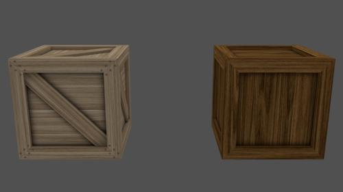 LowPoly Crates preview image